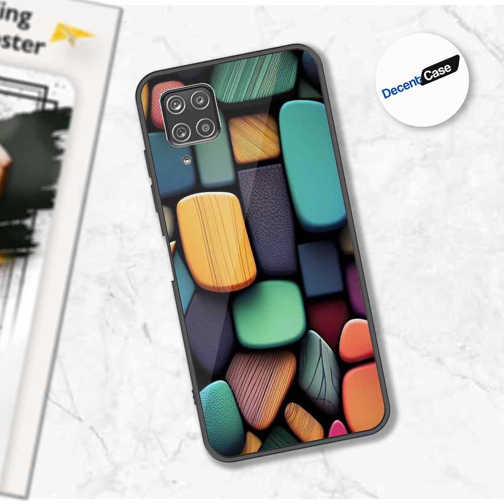 Samsung Galaxy A12 Nacho Cover - Stones Series - Premium Printed Metal soft Bumper shock Proof Case