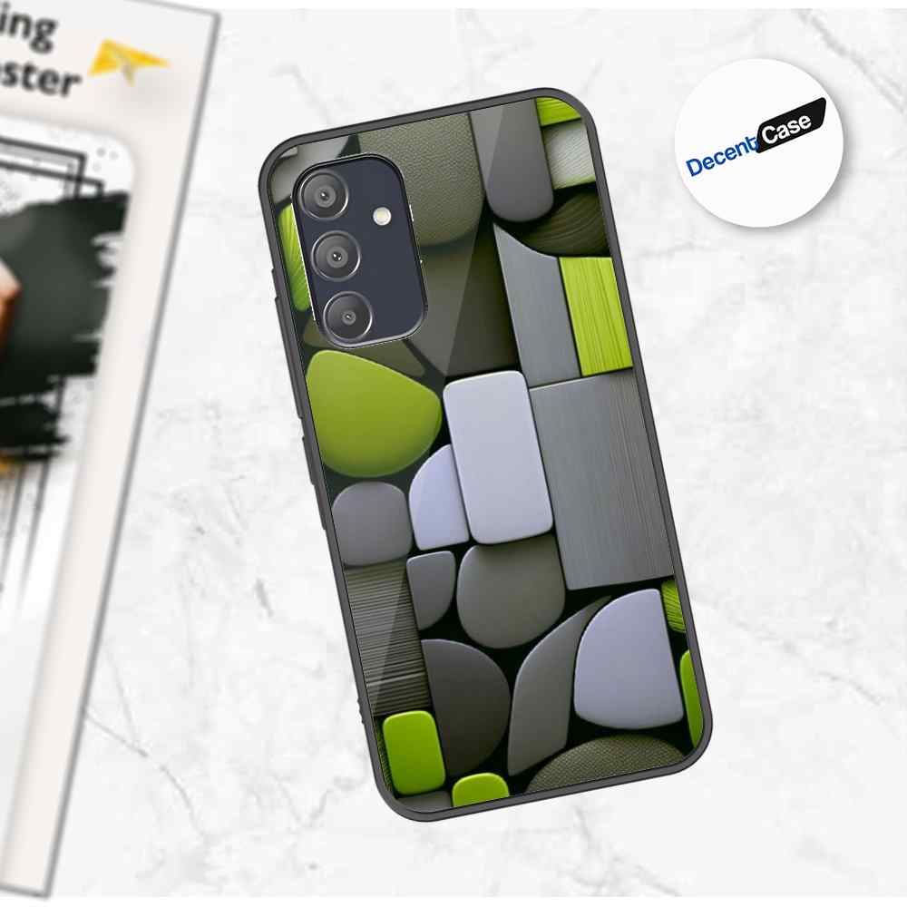 Samsung Galaxy A15 5G Cover - Stones Series - Premium Printed Metal soft Bumper shock Proof Case