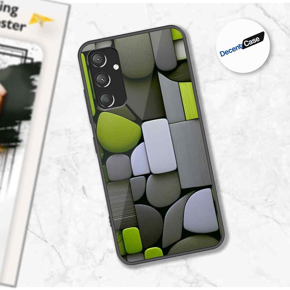 Samsung Galaxy A54 5G Cover - Stones Series - Premium Printed Metal soft Bumper shock Proof Case