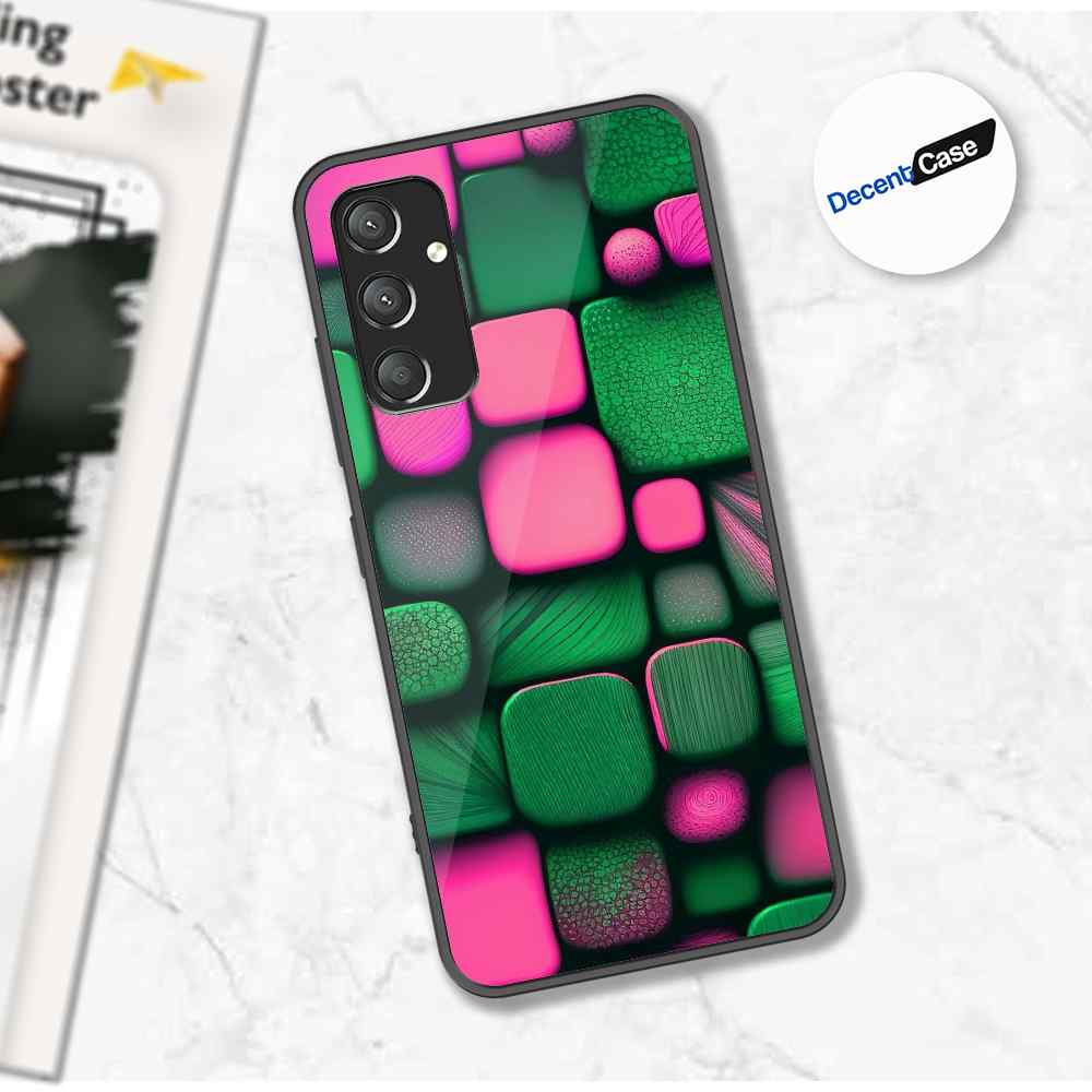 Samsung Galaxy A54 5G Cover - Stones Series - Premium Printed Metal soft Bumper shock Proof Case