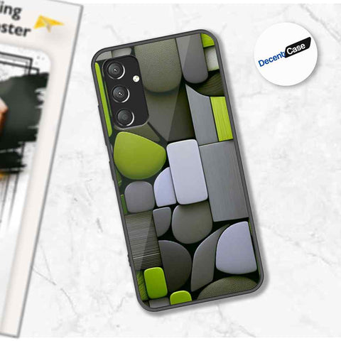 Samsung Galaxy A55 Cover - Stones Series - Premium Printed Metal soft Bumper shock Proof Case