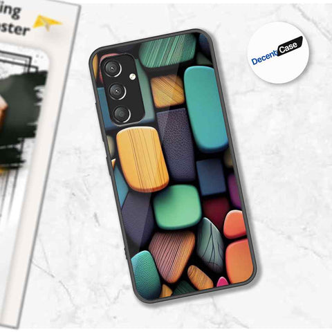 Samsung Galaxy A55 Cover - Stones Series - Premium Printed Metal soft Bumper shock Proof Case