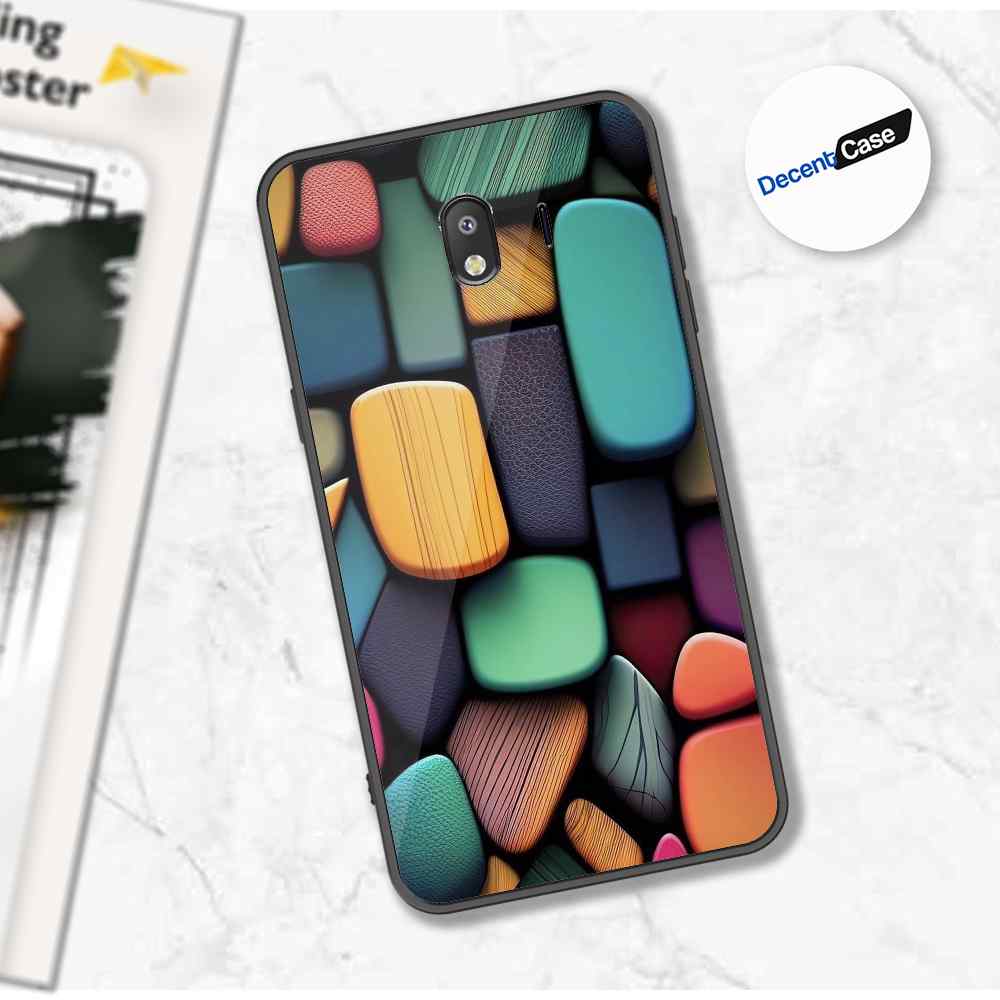 Samsung Galaxy J4 2018 Cover - Stones Series - Premium Printed Metal soft Bumper shock Proof Case
