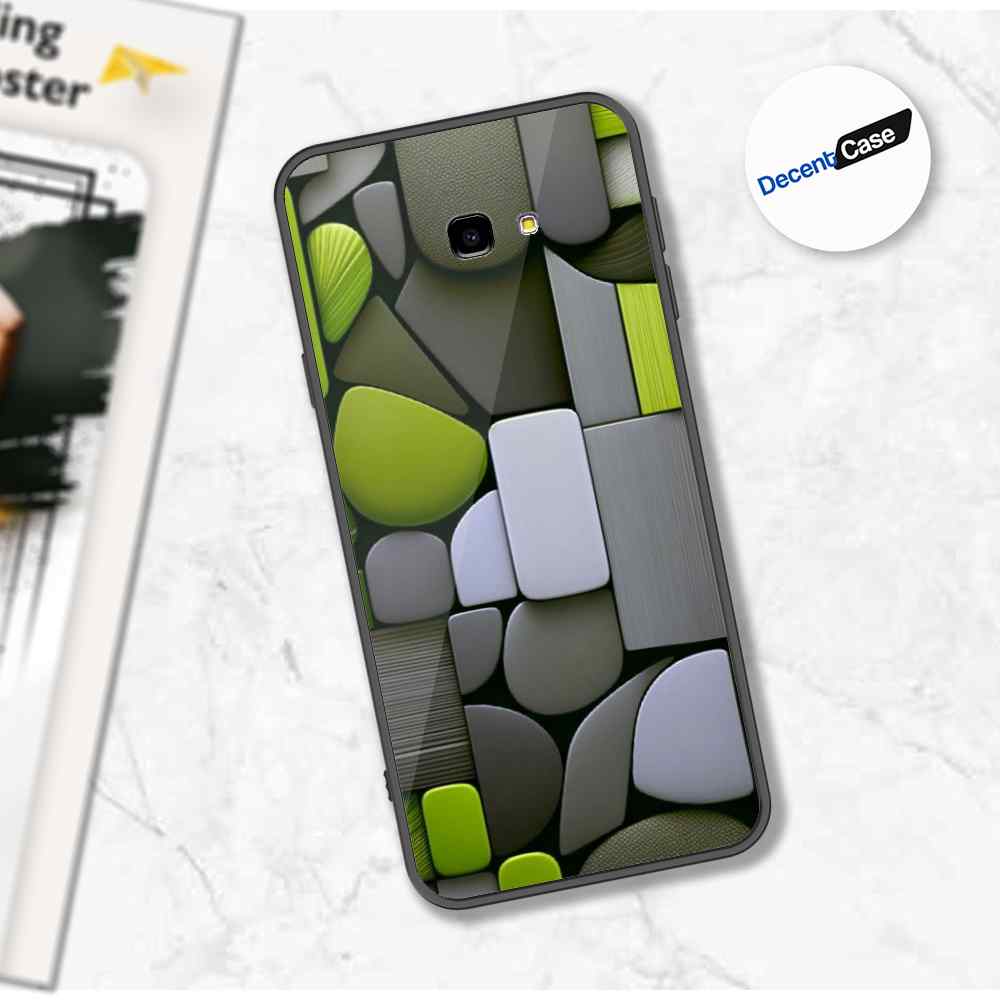 Samsung Galaxy J4 Plus Cover - Stones Series - Premium Printed Metal soft Bumper shock Proof Case