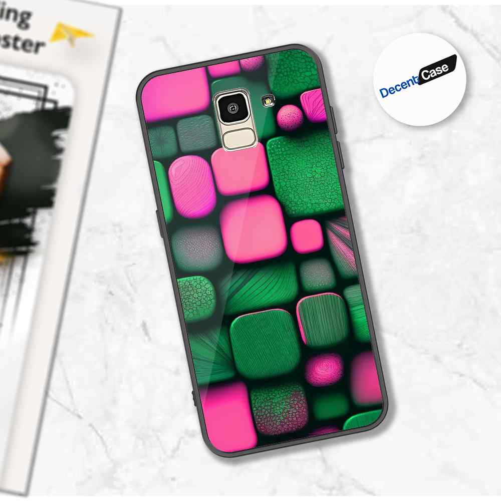 Samsung Galaxy J6 2018 Cover - Stones Series - Premium Printed Metal soft Bumper shock Proof Case