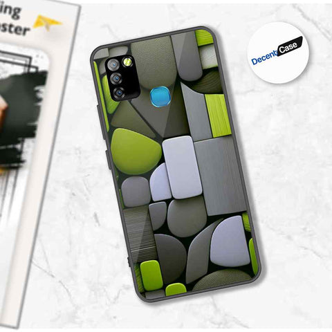 Infinix Smart 5 Cover - Stones Series - Premium Printed Metal soft Bumper shock Proof Case