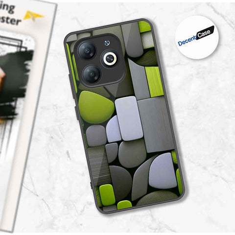 Tecno Spark 20 Cover - Stones Series - Premium Printed Metal soft Bumper shock Proof Case