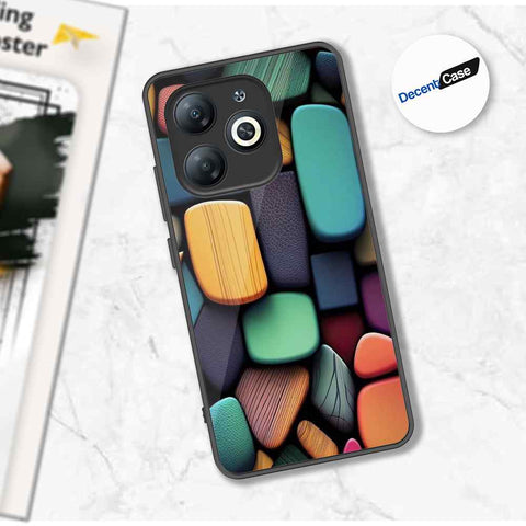 Tecno Spark 20 Cover - Stones Series - Premium Printed Metal soft Bumper shock Proof Case