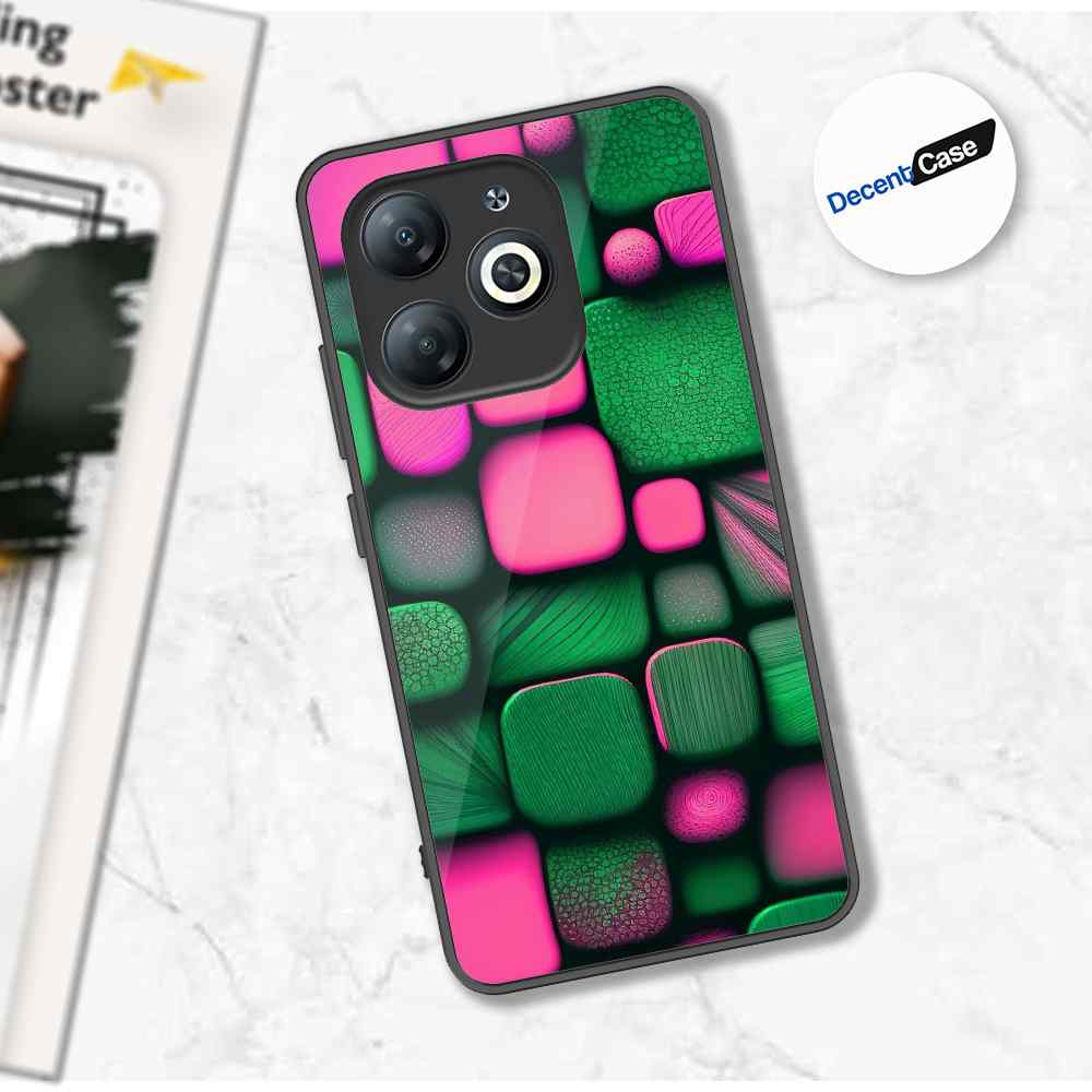 Tecno Spark 20 Cover - Stones Series - Premium Printed Metal soft Bumper shock Proof Case