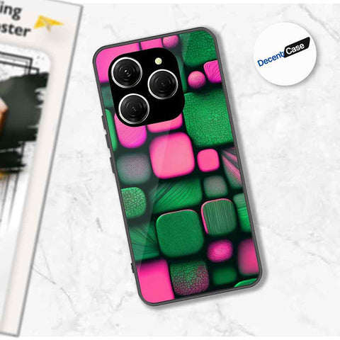 Tecno Spark 20 Pro Cover - Stones Series - Premium Printed Metal soft Bumper shock Proof Case