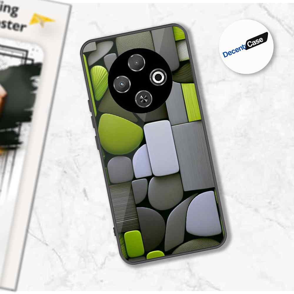 Tecno Spark 30C 4G Cover - Stones Series - Premium Printed Metal soft Bumper shock Proof Case