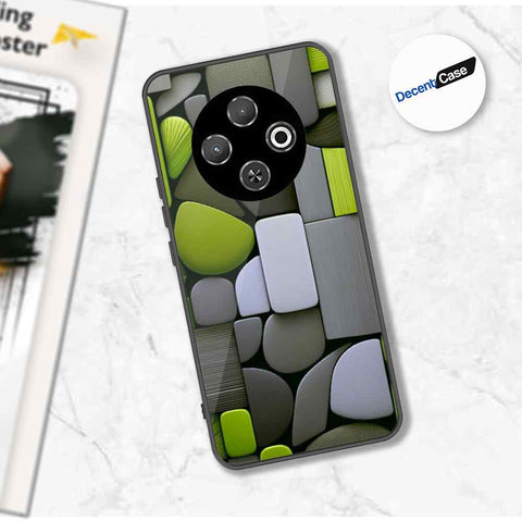 Tecno Spark 30C 4G Cover - Stones Series - Premium Printed Metal soft Bumper shock Proof Case