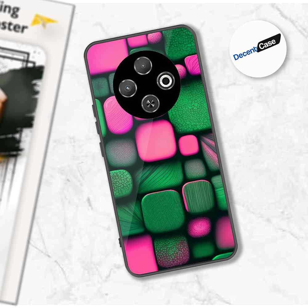 Tecno Spark 30C 4G Cover - Stones Series - Premium Printed Metal soft Bumper shock Proof Case