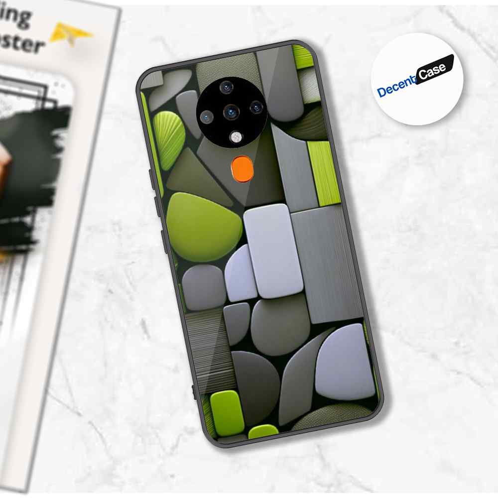 Tecno Spark 6 Cover - Stones Series - Premium Printed Metal soft Bumper shock Proof Case