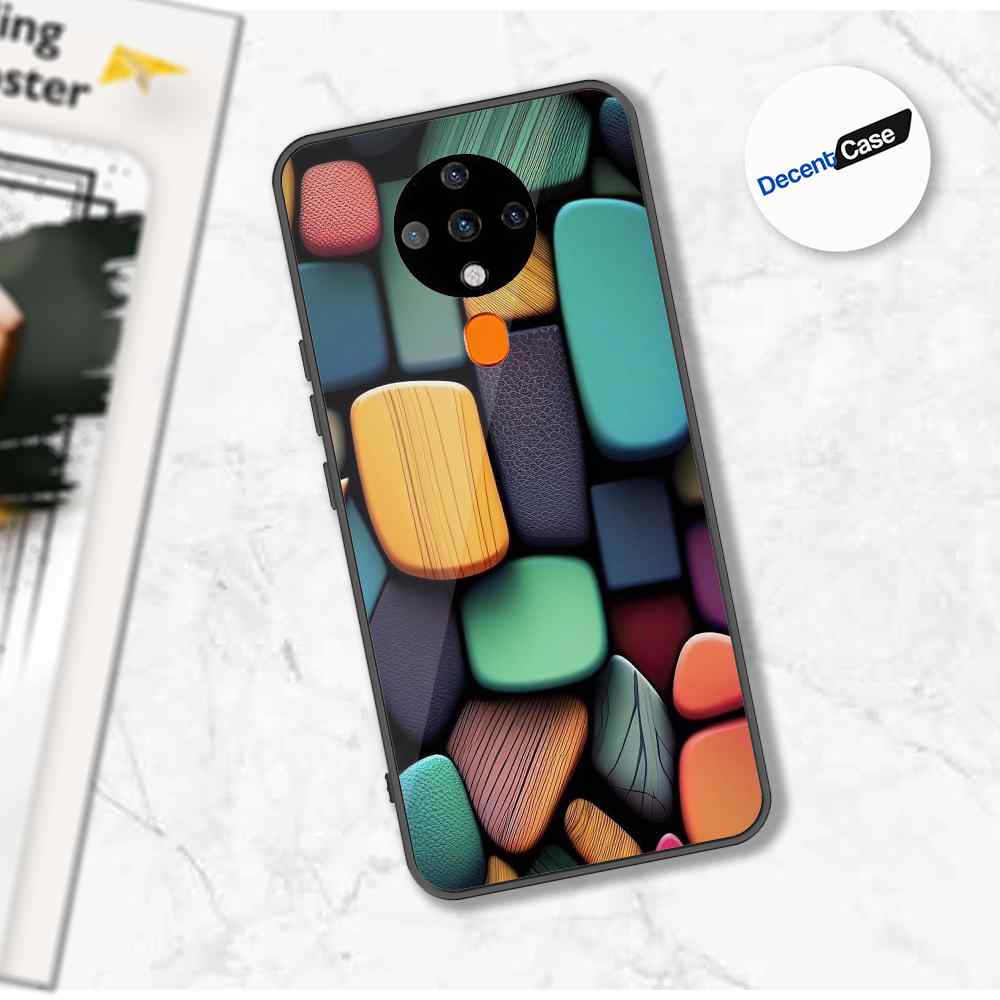 Tecno Spark 6 Cover - Stones Series - Premium Printed Metal soft Bumper shock Proof Case