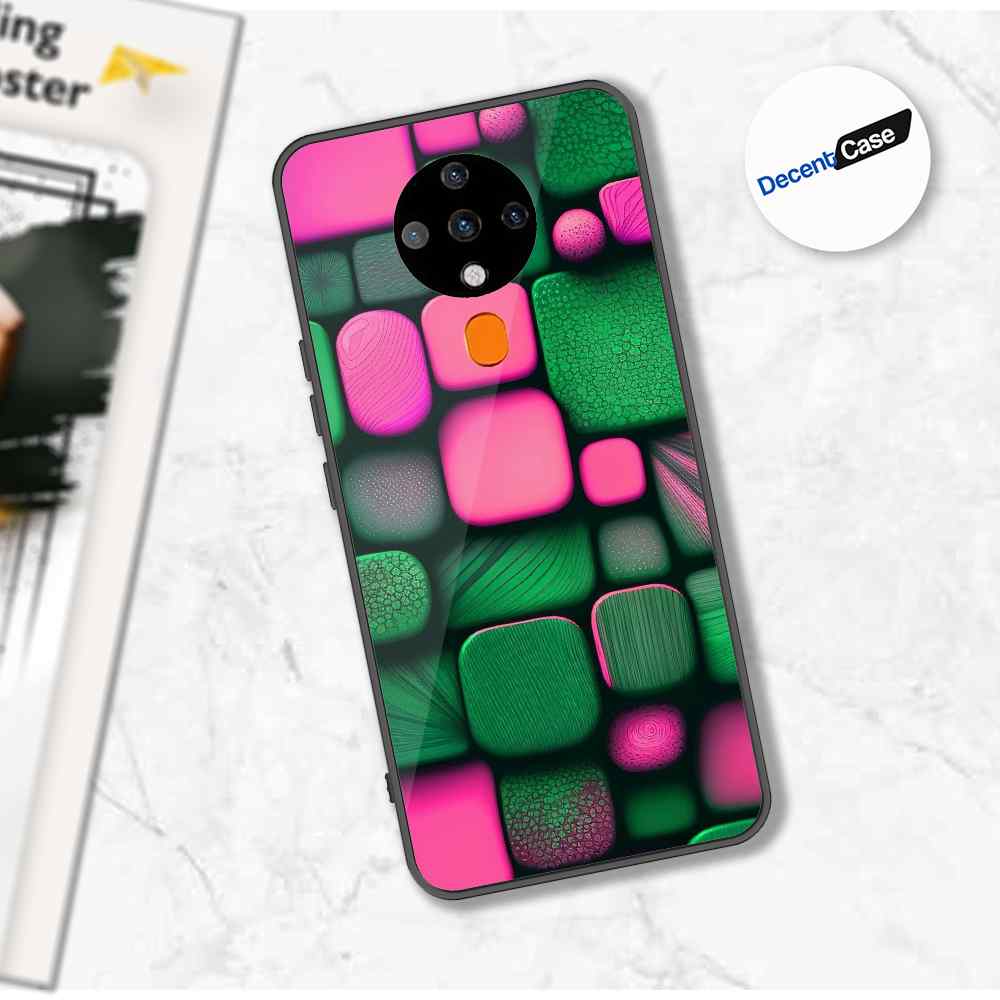 Tecno Spark 6 Cover - Stones Series - Premium Printed Metal soft Bumper shock Proof Case