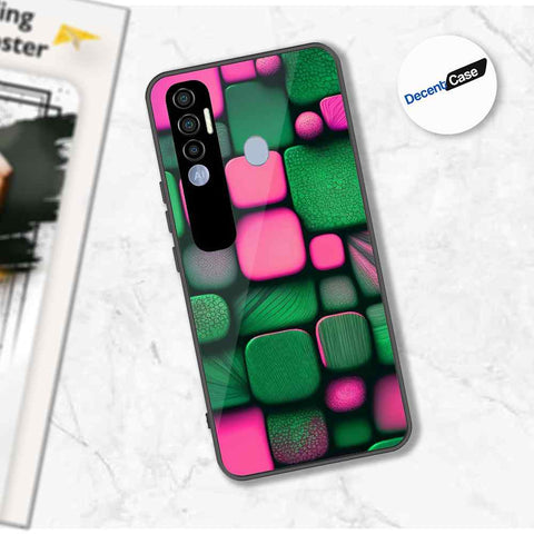 Tecno Spark 7 Pro Cover - Stones Series - Premium Printed Metal soft Bumper shock Proof Case