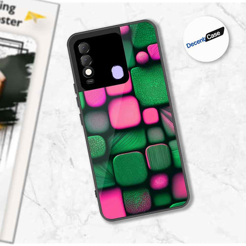Tecno Spark 8 Cover - Stones Series - Premium Printed Metal soft Bumper shock Proof Case