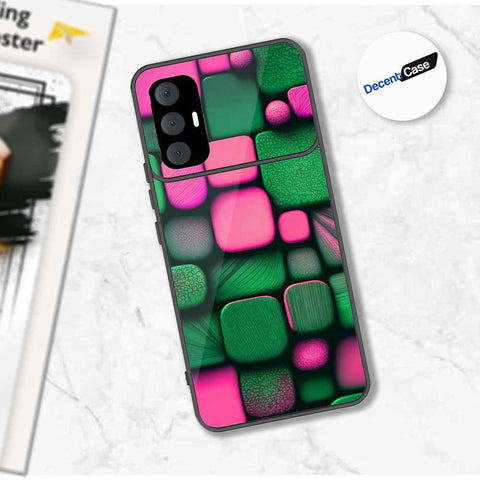 Tecno Spark 8 Pro Cover - Stones Series - Premium Printed Metal soft Bumper shock Proof Case