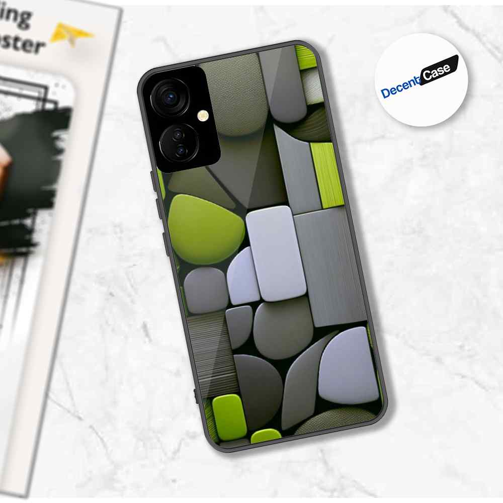 Tecno Spark 9 Pro Cover - Stones Series - Premium Printed Metal soft Bumper shock Proof Case