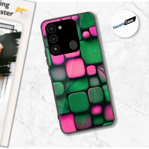 Tecno Spark 9 Cover - Stones Series - Premium Printed Metal soft Bumper shock Proof Case
