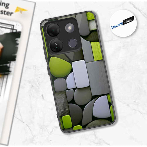 Tecno Spark Go 2023 Cover - Stones Series - Premium Printed Metal soft Bumper shock Proof Case