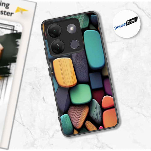 Tecno Spark Go 2023 Cover - Stones Series - Premium Printed Metal soft Bumper shock Proof Case