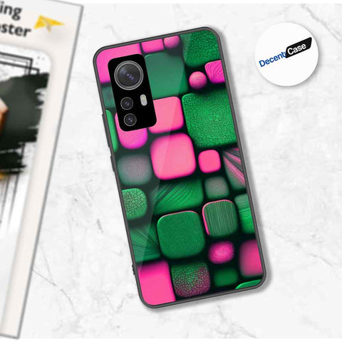Xiaomi 12 Cover - Stones Series - Premium Printed Metal soft Bumper shock Proof Case
