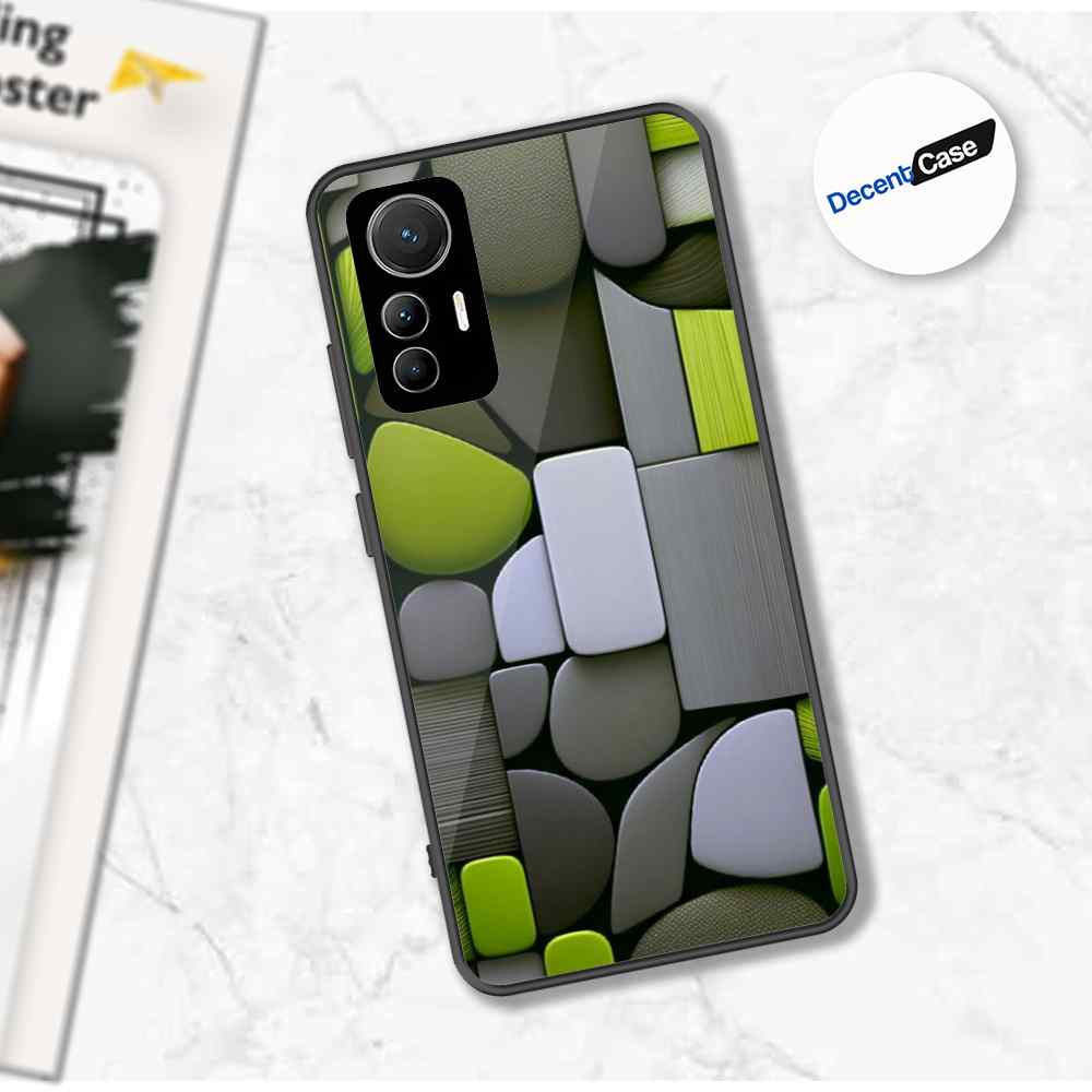 Xiaomi 12 Lite Cover - Stones Series - Premium Printed Metal soft Bumper shock Proof Case
