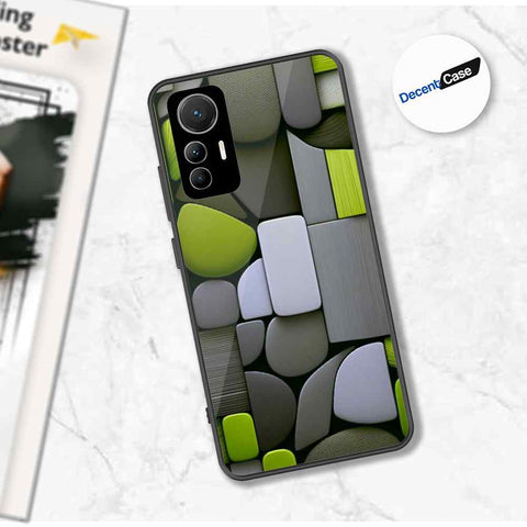 Xiaomi 12 Lite Cover - Stones Series - Premium Printed Metal soft Bumper shock Proof Case