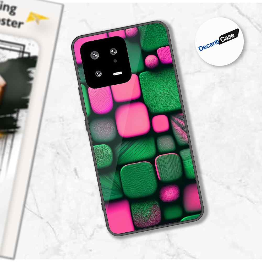 Xiaomi 13 Cover - Stones Series - Premium Printed Metal soft Bumper shock Proof Case
