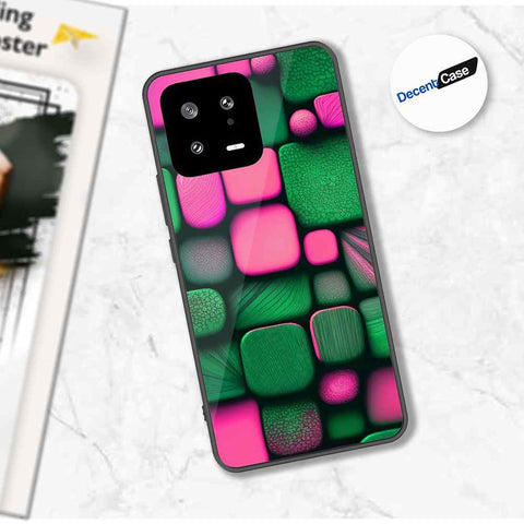 Xiaomi 13 Cover - Stones Series - Premium Printed Metal soft Bumper shock Proof Case