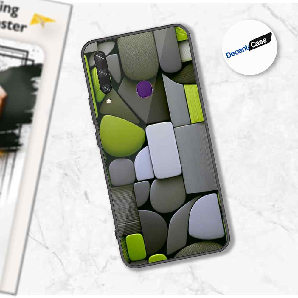 Huawei Y6p Cover - Stones Series - Premium Printed Metal soft Bumper shock Proof Case