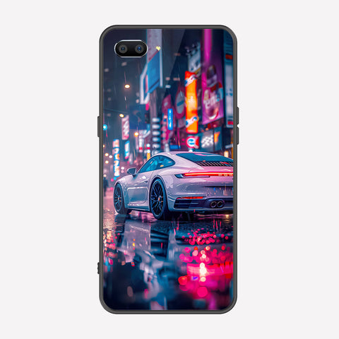 Realme C1 Cover - Car Series - Premium Printed Metal soft Bumper shock Proof Case