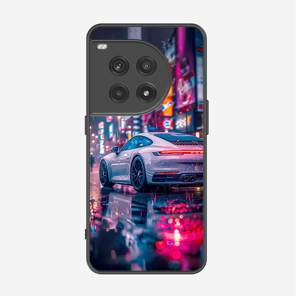 OnePlus 12R Cover - Car Series - Premium Printed Metal soft Bumper shock Proof Case