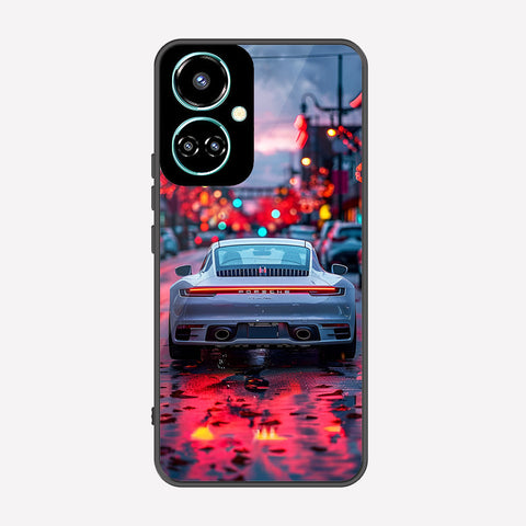 Tecno Camon 19 Pro Mondrian Cover - Car Series - Premium Printed Metal soft Bumper shock Proof Case