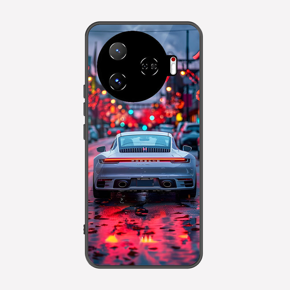 Tecno Camon 30 Pro 5G Cover - Car Series - Premium Printed Metal soft Bumper shock Proof Case