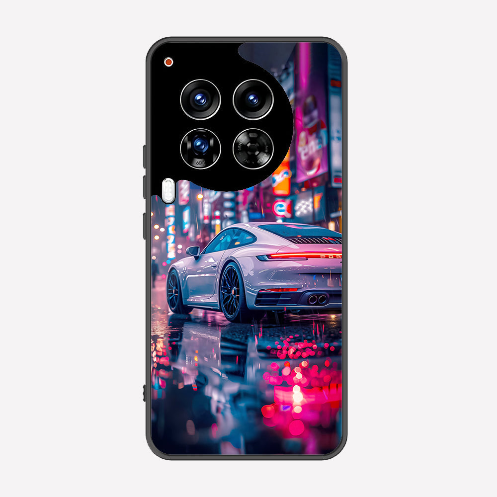 Tecno Camon 30 Premier 5G Cover - Car Series - Premium Printed Metal soft Bumper shock Proof Case
