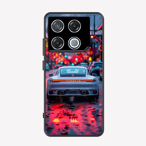 Infinix GT 20 Pro Cover - Car Series - Premium Printed Metal soft Bumper shock Proof Case