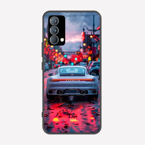 Realme GT Master Cover - Car Series - Premium Printed Metal soft Bumper shock Proof Case