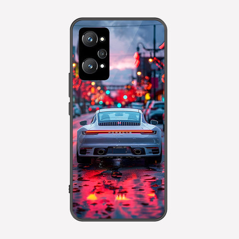 Realme GT Neo 2 Cover - Car Series - Premium Printed Metal soft Bumper shock Proof Case