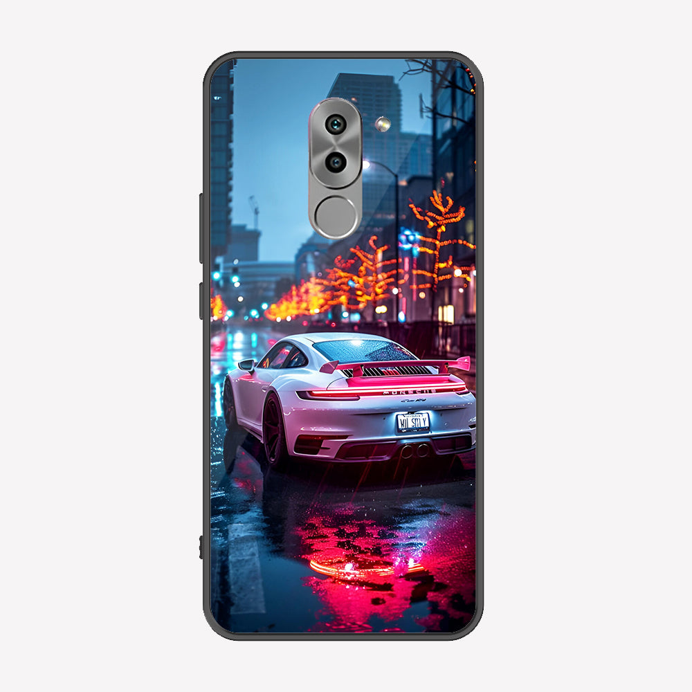 Huawei Honor 6X / Mate 9 Lite Cover - Car Series - Premium Printed Metal soft Bumper shock Proof Case