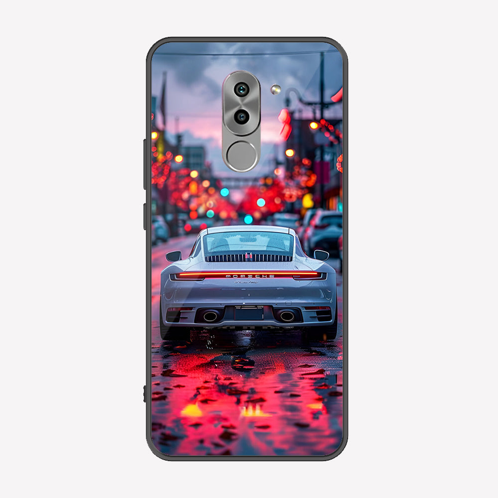 Huawei Honor 6X / Mate 9 Lite Cover - Car Series - Premium Printed Metal soft Bumper shock Proof Case