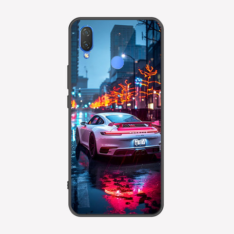 Huawei Honor Play Cover - Car Series - Premium Printed Metal soft Bumper shock Proof Case