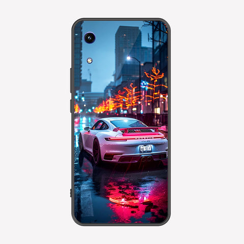 Huawei Honor Play 8A Cover - Car Series - Premium Printed Metal soft Bumper shock Proof Case
