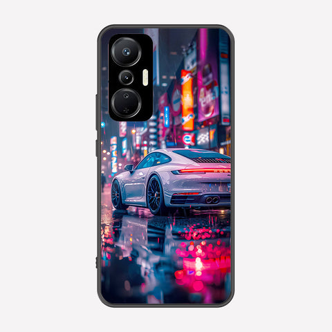 Infinix Hot 20S Cover - Car Series - Premium Printed Metal soft Bumper shock Proof Case