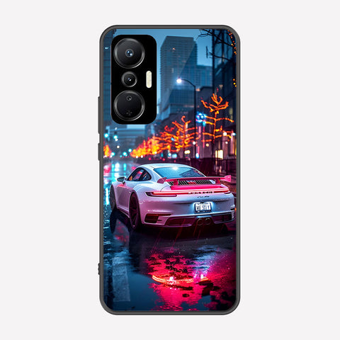 Infinix Hot 20S Cover - Car Series - Premium Printed Metal soft Bumper shock Proof Case