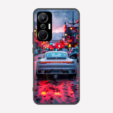 Infinix Hot 20S Cover - Car Series - Premium Printed Metal soft Bumper shock Proof Case