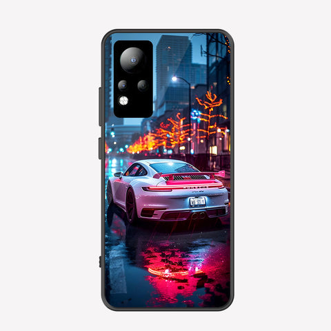 Infinix Note 12 G88 Cover - Car Series - Premium Printed Metal soft Bumper shock Proof Case