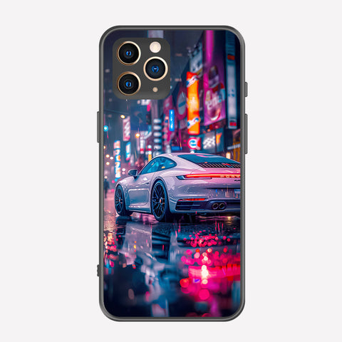 iPhone 11 Pro Cover - Car Series - Premium Printed Metal soft Bumper shock Proof Case